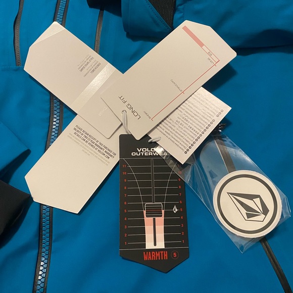 Volcom VS 3L Stretch Gore Jacket Glacier Blue       *SOLD OUT ONLINE - Picture 14 of 15